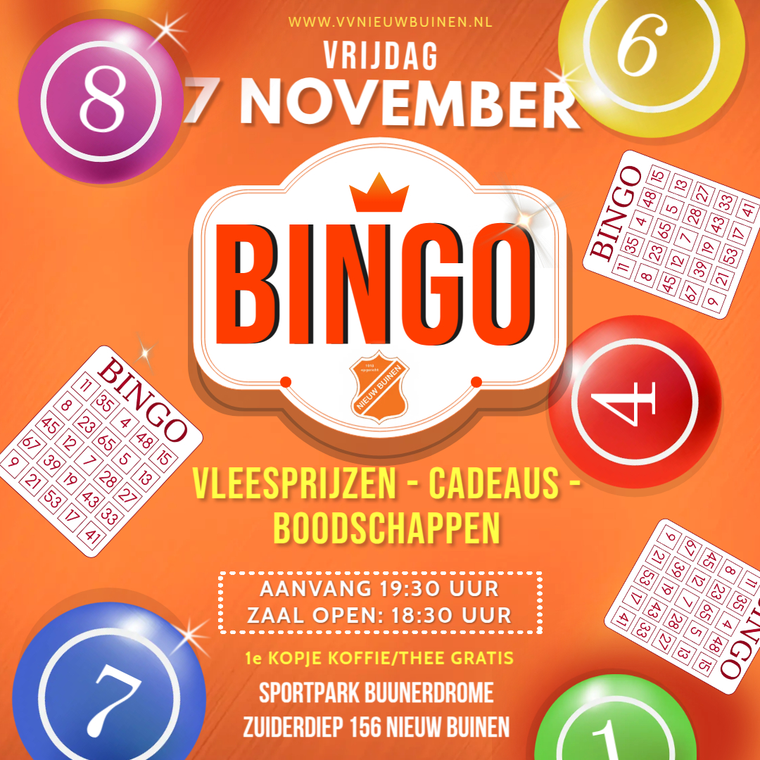 Tweede bingo van het seizoen!